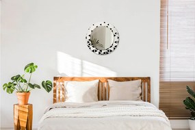 Lustro dekoracyjne okrągłe Abstrakcyjny geometryczny