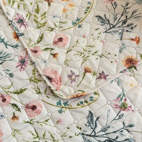 Narzuta na łóżko HERBALIS kremowa Rozmiar: 220 x 240 cm