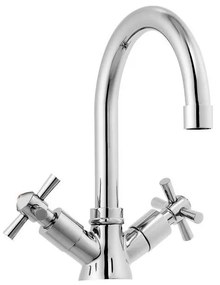 Aqualine - Bateria umywalkowa XENIA 22,2 cm, chrom błyszczący