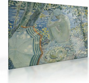 Obraz na szkle - Frederick Carl Frieseke, On the Bank, reprodukcje (70x50 cm)