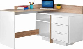Narożne Uniwersalne Biurko Z Szufladami Z1-E58
