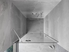 Mexen Mist-H drzwi prysznicowe uchylne lewe 75 cm, transparent, chrom - 8A5-075-000-01-00-L