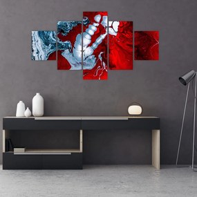 Obraz abstrakcyjnych plam (125x70 cm)