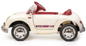 Baby Mix Elektryczny samochód dla dzieci RetroPearl, biały
