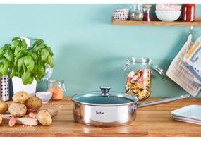 Patelnia z pokrywką ze stali nierdzewnej ø 24 cm Cook Eat – Tefal