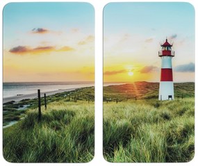Szklane płyty ochronne na kuchenkę LIGHTHOUSE, 2 sztuki