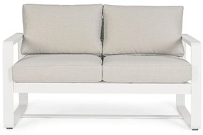 Biała aluminiowa sofa ogrodowa Merrigan – Bizzotto