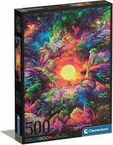 Puzzle Clementoni Colorboom Psychedelic Jungle 500 elementów wielokolorowy 49x36 cm dla dorosłych