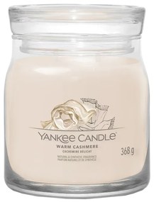 Yankee Candle świeczka zapachowa Signature w szkle średnia Warm Cashmere, 368 g