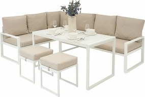 Zestaw narożny aluminiowy - biały