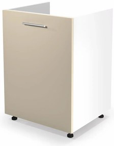 Szafka pod zlew 60 VENTO DK-60/82 beżowy połysk HALMAR