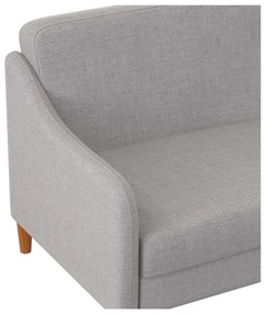 Jasnoszara sofa rozkładana 196 cm Jasper – Støraa