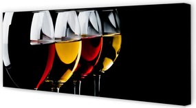 Fotoobraz na płótnie Minimalistyczne Kieliszki W Czerni