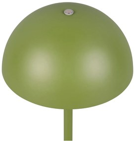 Zielona lampa stołowa LED z metalowym kloszem (wysokość 21 cm) Munoz – Trio