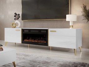 Szafka RTV z kominkiem Rostiw 2D EF