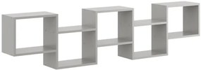 Szara minimalistyczna półka wisząca - Azerto