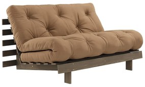 Jasnobrązowa rozkładana sofa 140 cm Roots – Karup Design