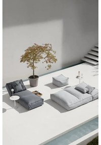 Ciemnoszary tapicerowany leżak ogrodowy STAY – Blomus