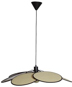 Cottex 8200130-4000 - Lampa wisząca na lince WINF 1xE27/8W/230V beżowy/czarny