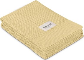 Lionelo - Kocyk bambusowy BAMBOO BLANKET 75x100 cm Cytrynowy