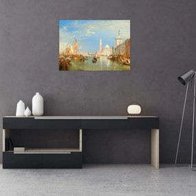 Obraz - Joseph Mallord William Turner, Venice the Dogana and San Giorgio Maggiore, reprodukcje (70x50 cm)
