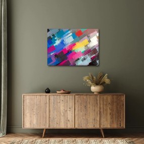 Obraz - Kolorowe pociągnięcia pędzlem (70x50 cm)