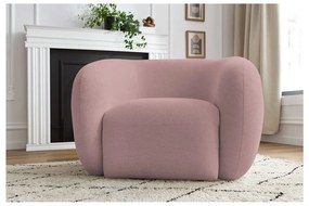 Jasnoróżowy fotel Celine – Bobochic Paris