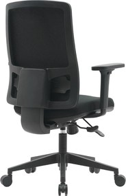 Fotel biurowy z mechanizmem synchronicznym Popstar Lux, zgodny z normą BHP