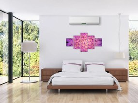 Szczegółowy obraz kwiatu (125x70 cm)