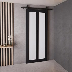 Drzwi Przesuwne QUDIO M1 Czarny + Biały 70