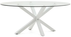Stół ze szklanym blatem 100x200 cm Argo – Kave Home