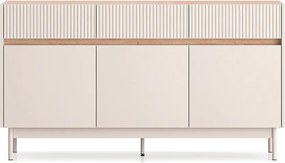 Komoda DUMI 05 3D3S 154 kaszmirowa/dąb cremona  ML MEBLE