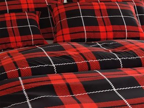 PrzytulneMieszkanie.pl PrzytulneMieszkanie.pl Pościel z mikropluszu ALBURY czerwona Rozmiar pościeli: 70 x 90 cm | 140 x 220 cm