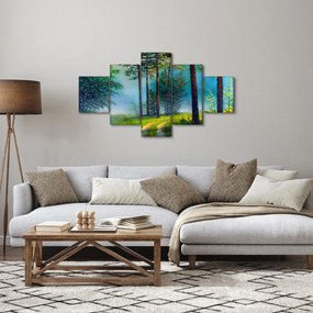 Obraz - Obraz olejny przedstawiający krajobraz (125x70 cm)