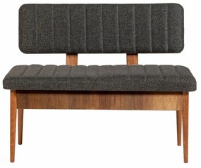 Ławka Vina Anthracite and Walnut