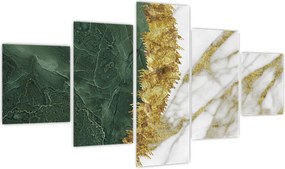 Obraz - Zielony marmur N⁰1 (125x70 cm)