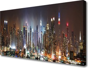 Obraz na płótnie Panorama Wieżowców