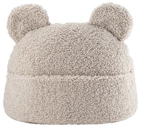 Jasnobrązowa poduszka na sofę dziecięcą z materiału bouclé Teddy Pouch – Wigiwama