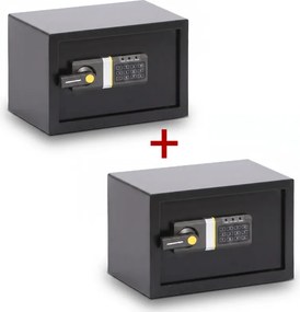 Sejf meblowy z zamkiem elektronicznym1+1 GRATIS, 200 x 310 x 200 mm