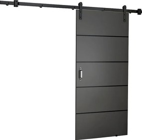 Drzwi przesuwne LOFT LORNI 80 grafitowe