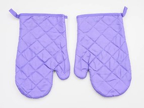 Zestaw 2 fioletowych rękawic z magnesem LAVENDER