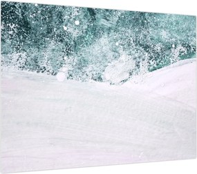 Obraz - Turkusowa abstrakcja (70x50 cm)