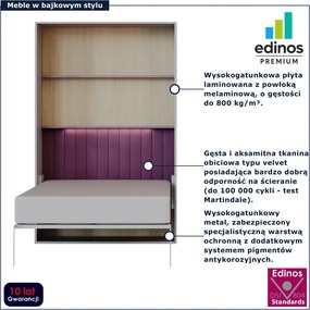 Łóżko młodzieżowe rozkładane 120x200 kaszmir + różowy B2-T43