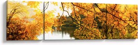 Obraz - Jesienne drzewo (170x50 cm)