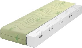 Materac z pianki z pokrowcem aloe vera 140x200 K6-W43