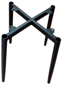 Taboret TRIX  AL5 orzech podstawa czarna/złota