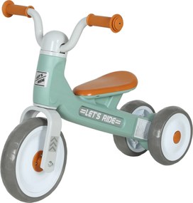 AIYAPLAY Rowerek biegowy dla maluchów, 3 ciche koła, 12–36 mies., do domu i na dwór, zielony