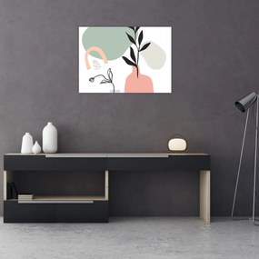 Obraz na szkle - Kwiaty w wazonie N⁰3 (70x50 cm)