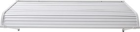 Przewór na Drzwi Wejściowe SucceBuy, 152,4x106,6 cm, Markiza na Drzwi Zewnętrzne z Aluminium, Schronienie Ochronne Przed Deszczem, Śniegiem, Słońcem, dla Balkonów