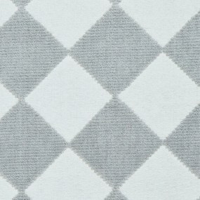 Biało-jasnoszary dywan odpowiedni do prania 200x290 cm Lyna Cream&amp;Grey – Think Rugs